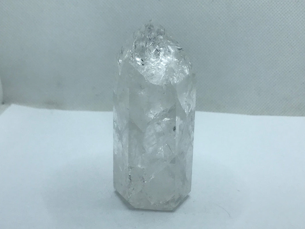 Fire and ice Quartz point