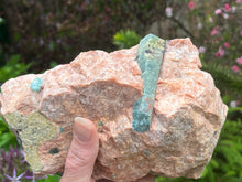 Load image into Gallery viewer, Aquamarine on feldspar
