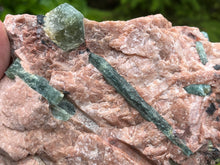 Load image into Gallery viewer, Aquamarine on feldspar