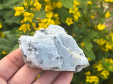 Load image into Gallery viewer, Graphite sprays in blue calcite
