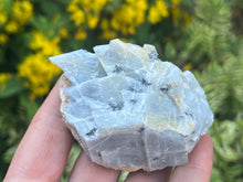 Load image into Gallery viewer, Graphite sprays in blue calcite
