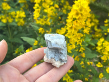 Load image into Gallery viewer, Graphite sprays in blue calcite