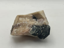 Load image into Gallery viewer, Phlogopite mica on orange calcite