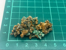 Load image into Gallery viewer, Native copper and malachite