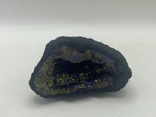 Load image into Gallery viewer, Purple dyed Quartz geode