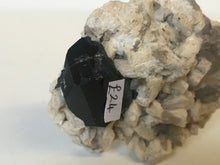 Load image into Gallery viewer, black tourmaline, Quartz and orthoclase