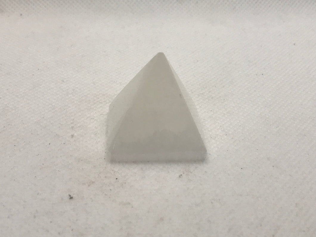 Selenite pyramid