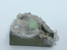 Load image into Gallery viewer, Prehnite on Quartz
