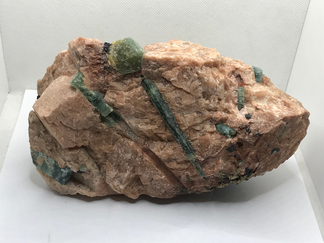 Aquamarine on feldspar