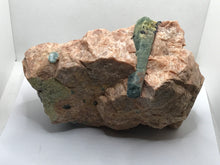 Load image into Gallery viewer, Aquamarine on feldspar
