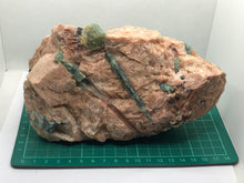 Load image into Gallery viewer, Aquamarine on feldspar
