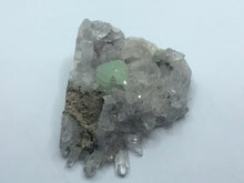 Load image into Gallery viewer, Prehnite on Quartz
