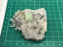 Load image into Gallery viewer, Prehnite on Quartz
