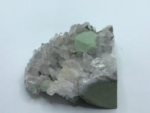 Load image into Gallery viewer, Prehnite on Quartz
