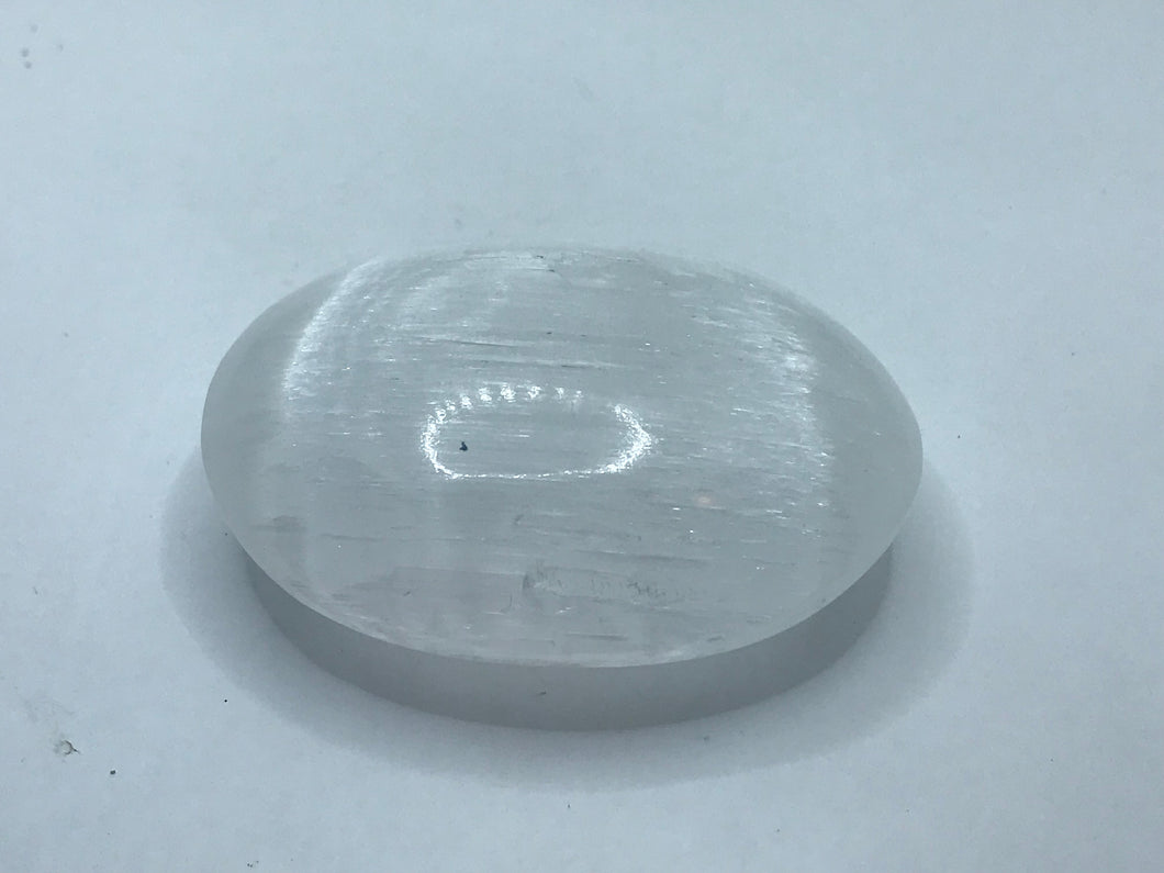 Selenite palmstone