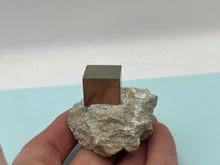 Load image into Gallery viewer, Pyrite cube on matrix
