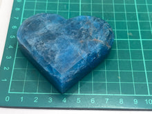 Load image into Gallery viewer, Blue apatite heart
