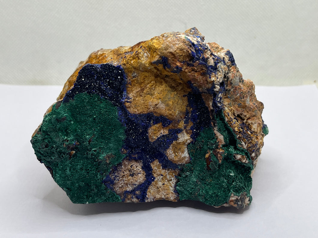 Azurite and malachite