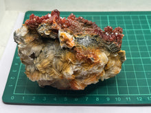 Load image into Gallery viewer, Vanadinite on Baryte
