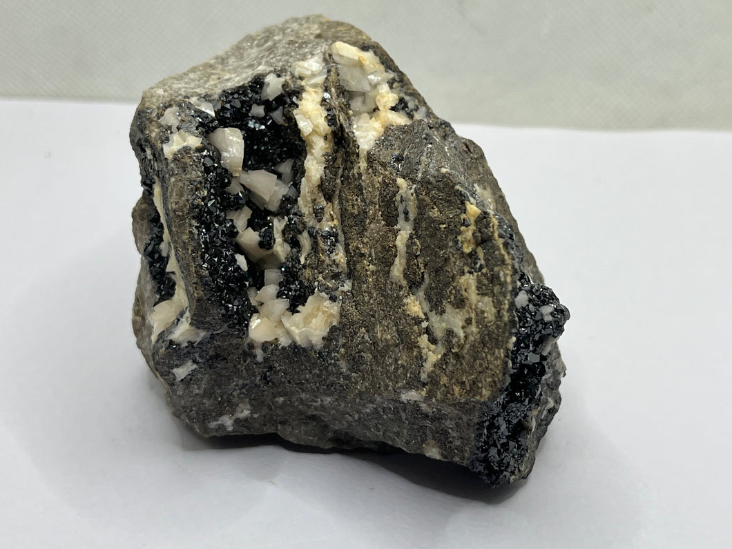 Magnetite, Amphibole,orthoclase And Quartz