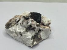 Load image into Gallery viewer, Calbdonite inclusions on apophyllite on modernite
