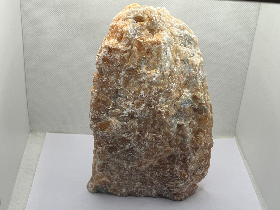 Orange calcite Freeform