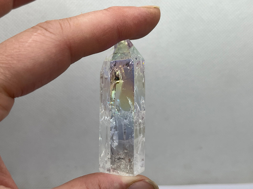 Quartz fire and ice point
