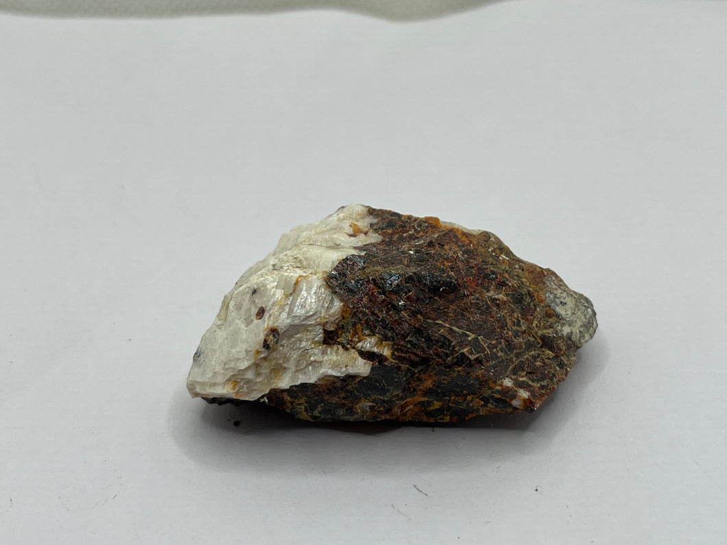 Zincite and calcite