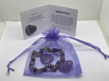 Load image into Gallery viewer, Gemstone collection amethyst set
