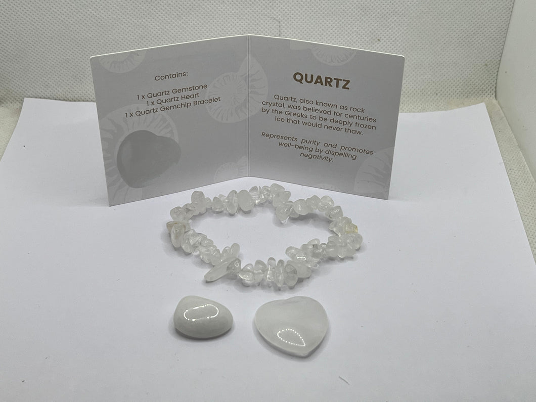Gemstone collection quartz