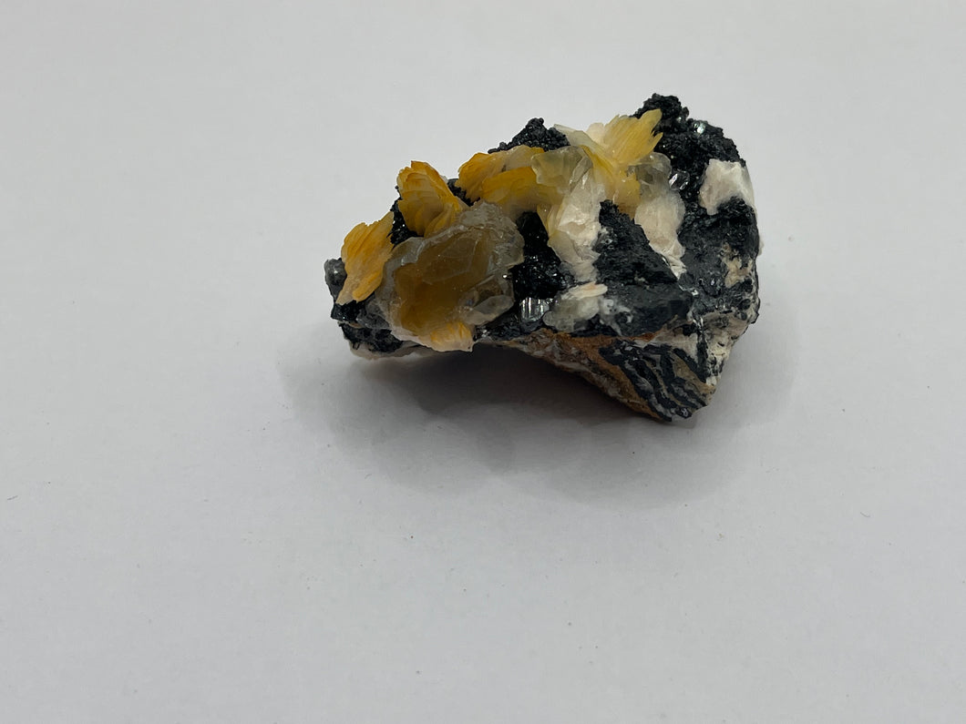 Cerussite Baryte and galena