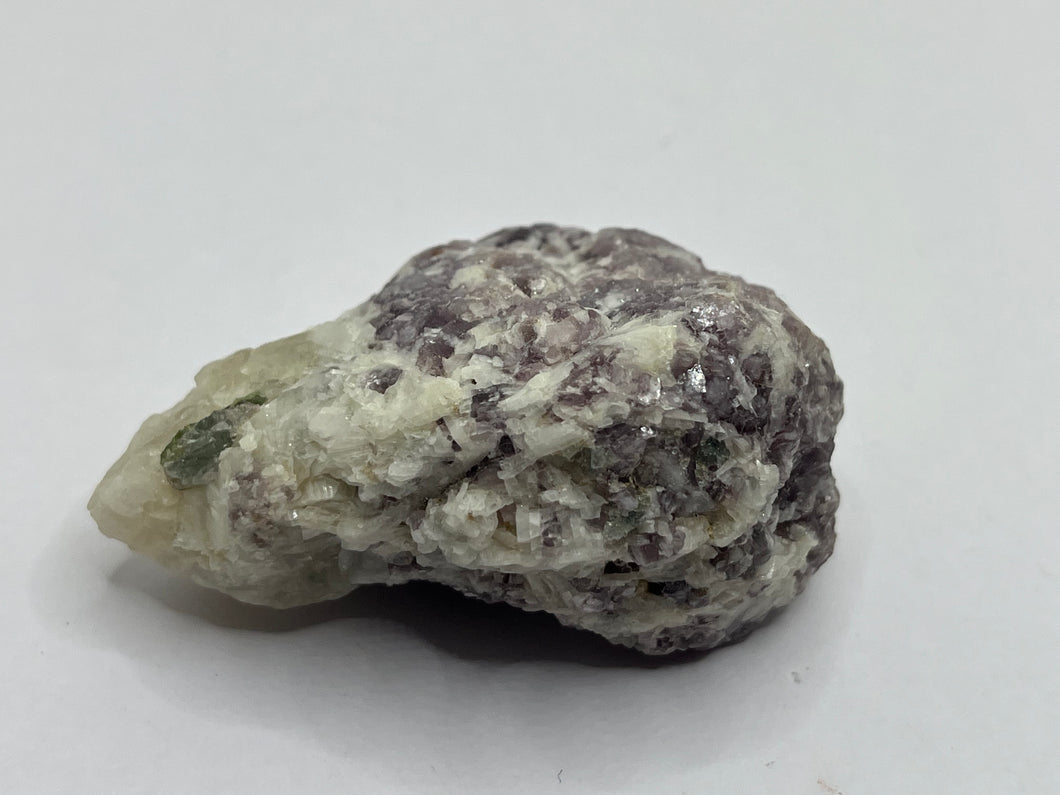 Lepidolite with green tourmaline