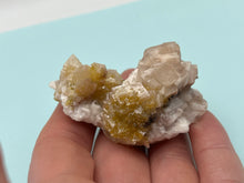 Load image into Gallery viewer, Mimetite and calcite
