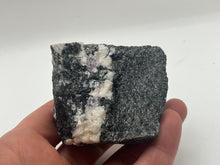 Load image into Gallery viewer, Purple Anhydrite and gneiss
