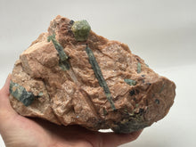 Load image into Gallery viewer, Aquamarine on feldspar
