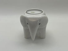 Load image into Gallery viewer, White marble elephant tea light holder
