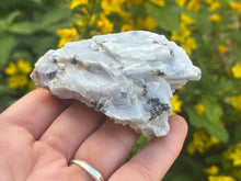 Load image into Gallery viewer, Graphite sprays in blue calcite
