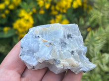 Load image into Gallery viewer, Graphite sprays in blue calcite
