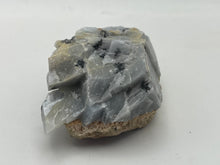 Load image into Gallery viewer, Graphite sprays in blue calcite
