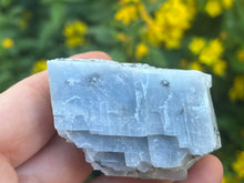 Load image into Gallery viewer, Graphite sprays in blue calcite
