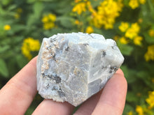Load image into Gallery viewer, Graphite sprays in blue calcite
