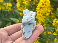 Load image into Gallery viewer, Graphite sprays in blue calcite
