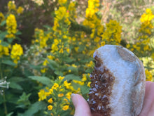 Load image into Gallery viewer, Citrine cluster cut base
