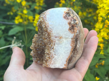 Load image into Gallery viewer, Citrine cluster cut base
