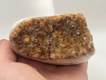 Load image into Gallery viewer, Citrine cluster cut base
