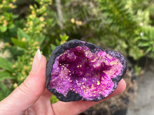 Load image into Gallery viewer, Dyed Quartz geode
