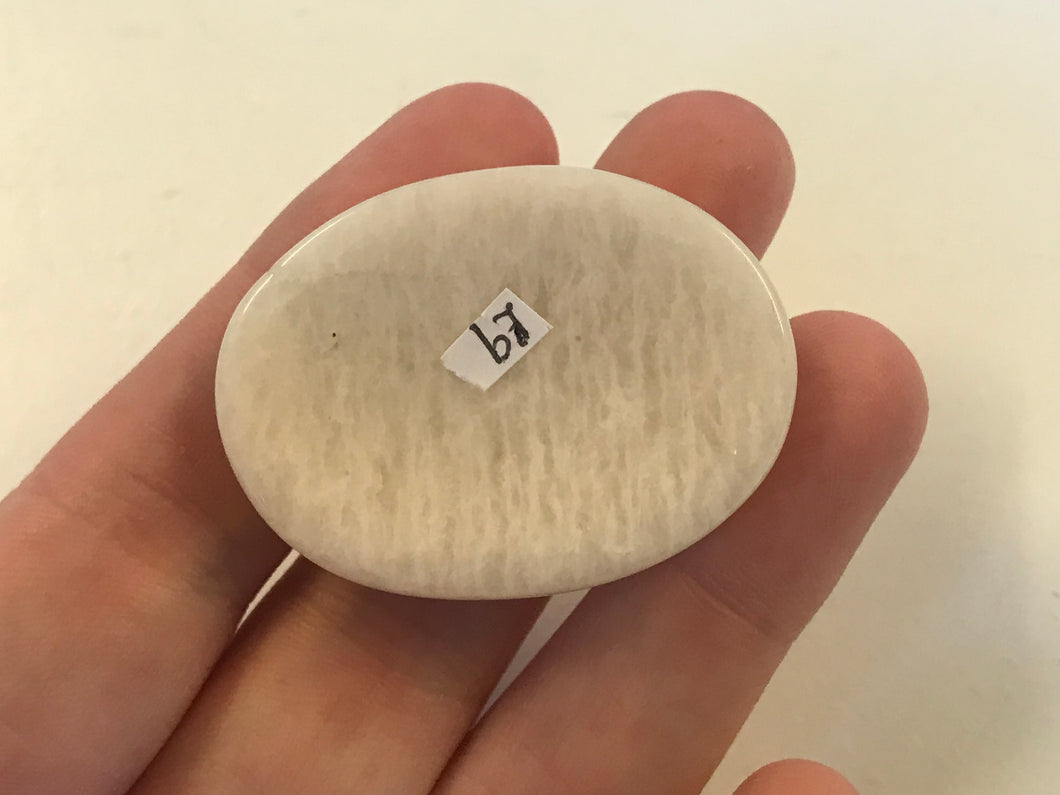 moonstone feldspar worry stone