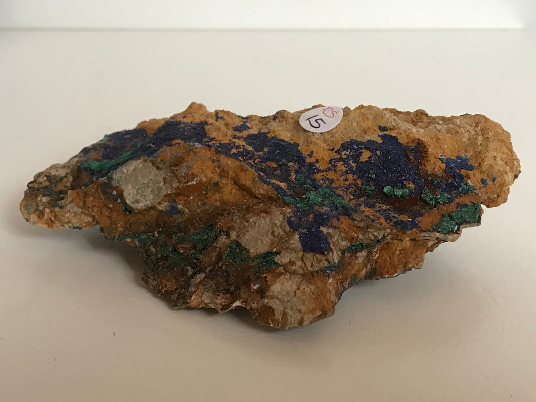 Azurite and malachite