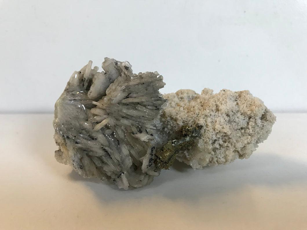 Baryte, pyrite, Quartz and galena