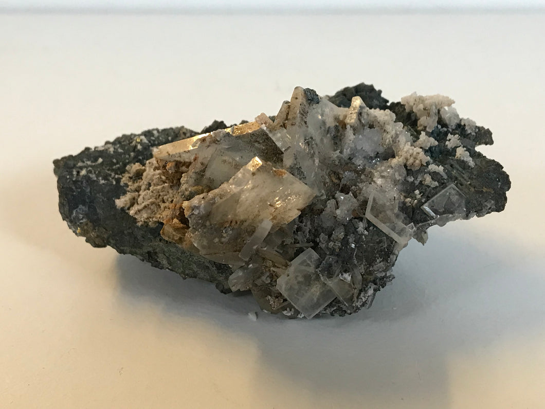 Baryte, pyrite, Quartz and galena